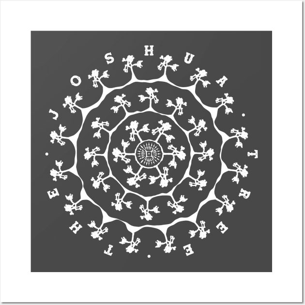 The Joshua Tree Repeating Circles Wall Art by Rad Love